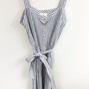 Sezane 40 vertical stripe button down